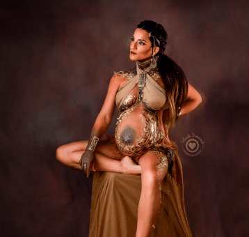 Imagen de mujer con bodypainting